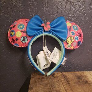 Disney Loungefly Resorts DVC Vacation Club Member Logo Minnie Ears Headband NEW